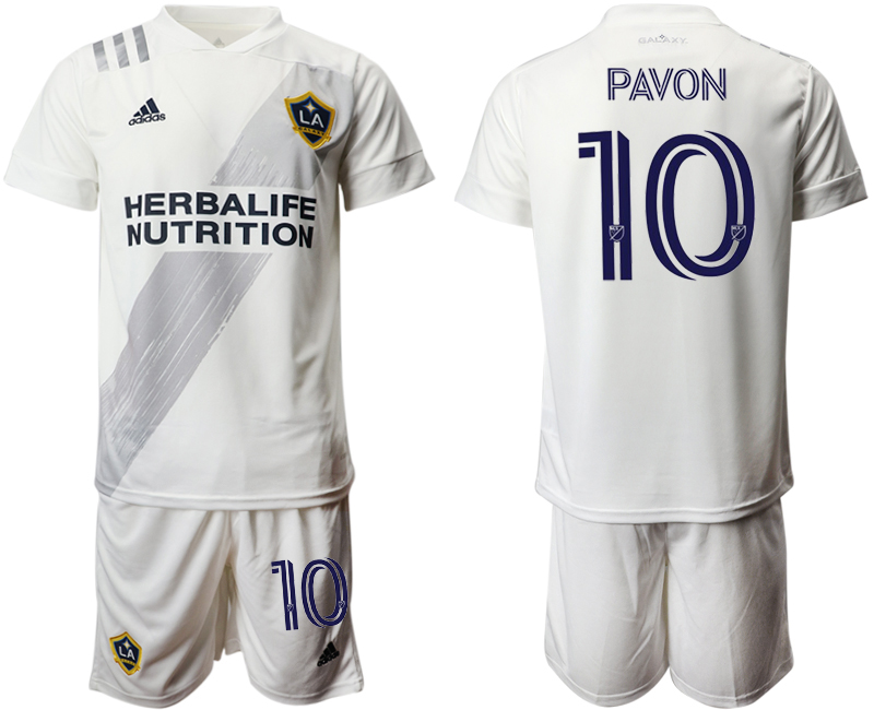 Men 2020-2021 club Los Angeles Galaxy home #10 white Soccer Jerseys->los angeles galaxy jersey->Soccer Club Jersey